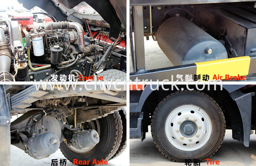 street cleaning truck chassis 6